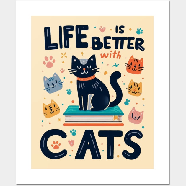 Life is better with cats discount